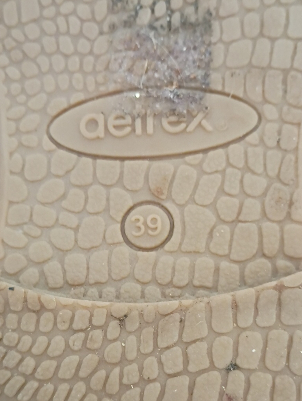 Aetrex Brenda Beaded Pink Suede Adjustable Cross Cross Sandals Size 39 - Picture 8 of 10